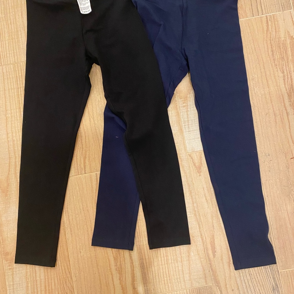 SOLD Crewcuts Navy and Black Leggings